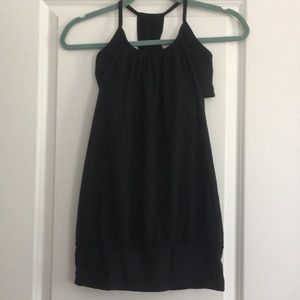Lululemon Blousy Tank w/Built-In Power Y Bra sz 4